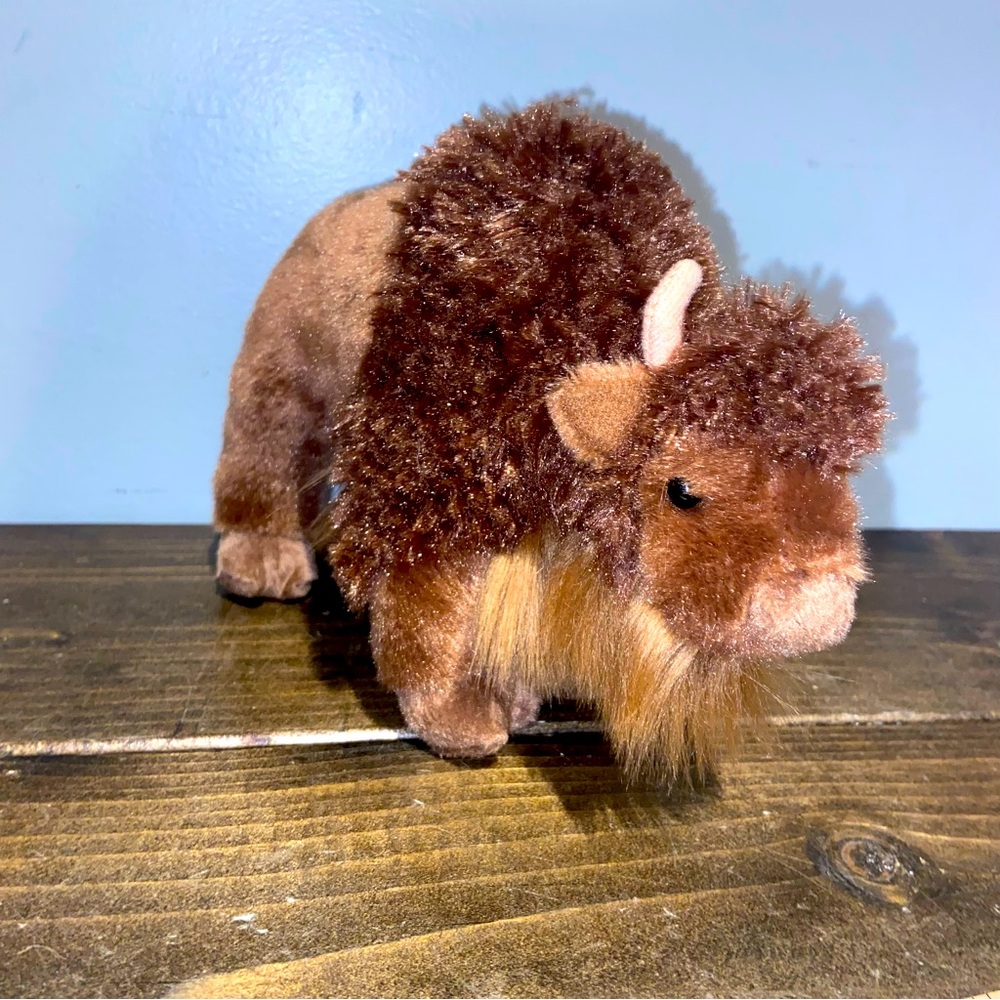 Douglas Cuddle Toys Bison Plush Buffalo Stuffed Animal Brown